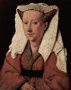 Jan Van Eyck Portrait of Margarete van Eyck painting